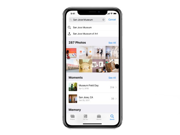 photo search and sharing IOS12