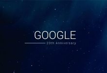 Google 20TH ANNIVERSARY