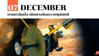 7 ธันวาคม ยานกาลิเลโอ เดินทางถึงดาวพฤหัสบดี