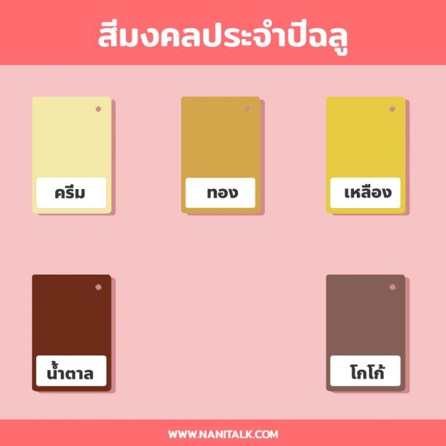 สีมงคลประจำปีฉลู 2567