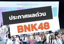 ประกาศผลด่วน งานเลือกตั้ง BNK48 ซิงเกิ้ลที่ 9 ปี 2020