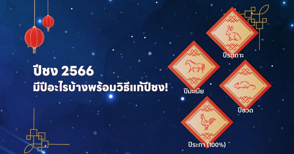 ปีชง 2567/2024 มีปีอะไรบ้าง พร้อมวิธีแก้ปีชง!