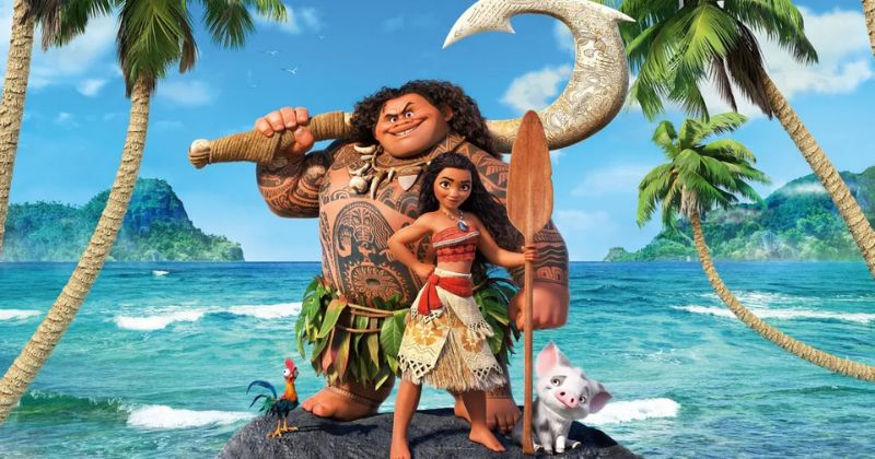 ภาพจากหนังดิสนีย์ (Disney) เรื่อง Moana โมอาน่า ผจญภัยตำนานหมู่เกาะทะเลใต้ 2016