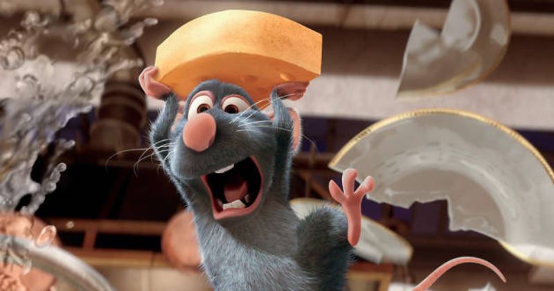 ภาพจากหนังดิสนีย์ (Disney) เรื่อง Ratatouille ระ-ทะ-ทู-อี่ พ่อครัวตัวจี๊ด หัวใจคับโลก 2007