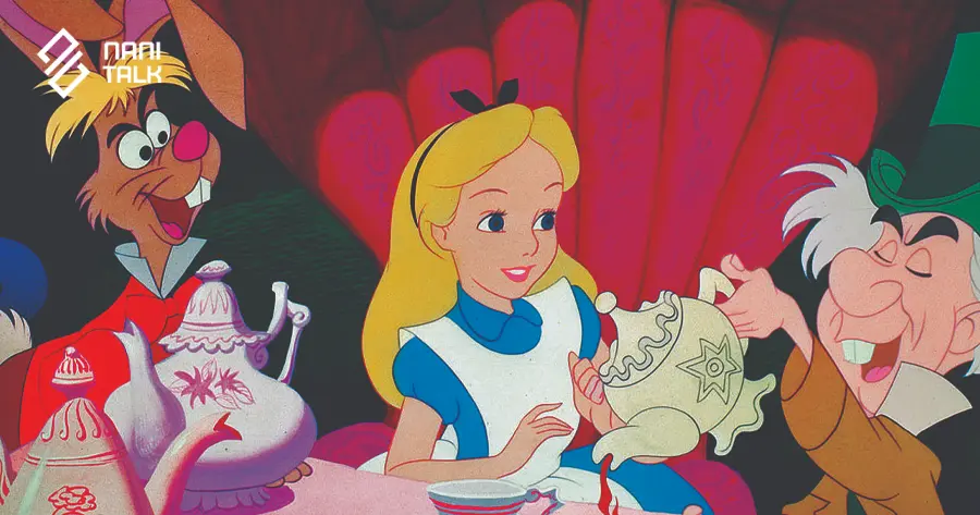 ภาพจากหนังดิสนีย์ (Disney) เรื่อง Alice In Wonderland อลิซท่องแดนมหัศจรรย์ 1951