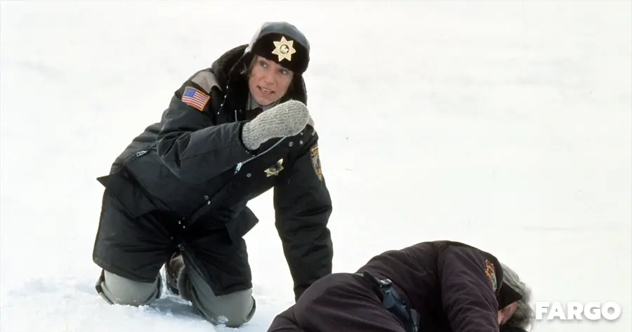 โปสเตอร์หนังฆาตกรรม เรื่อง เงินร้อน | Fargo (1996)