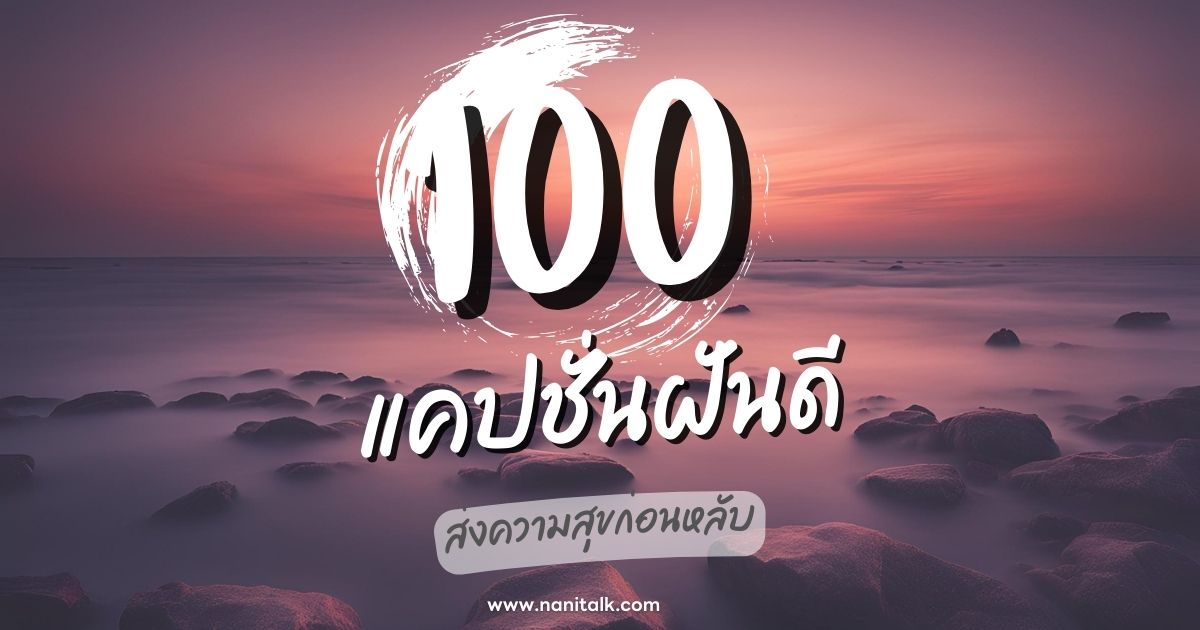 100 แคปชั่นฝันดี ส่งความสุขก่อนนอนให้คนพิเศษทุกคืน!