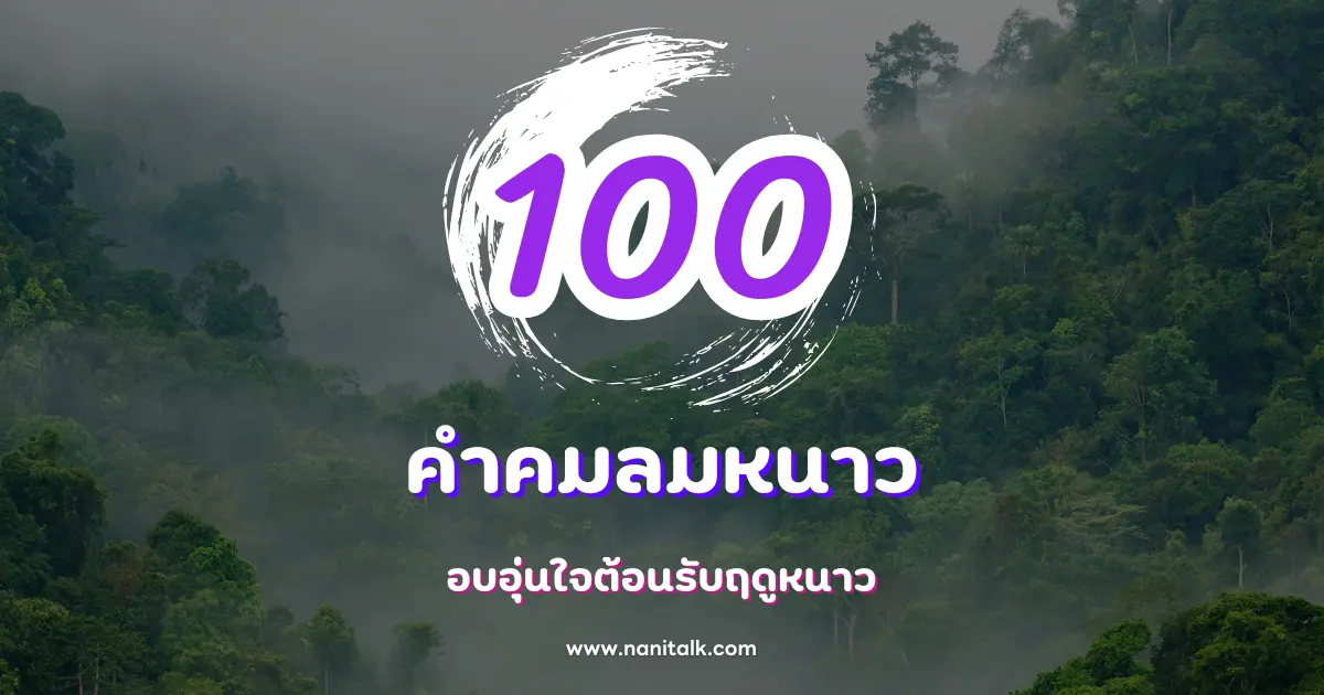 100 คำคมลมหนาว อ่านแล้วอบอุ่นใจต้อนรับฤดูหนาวอย่างมีความสุข