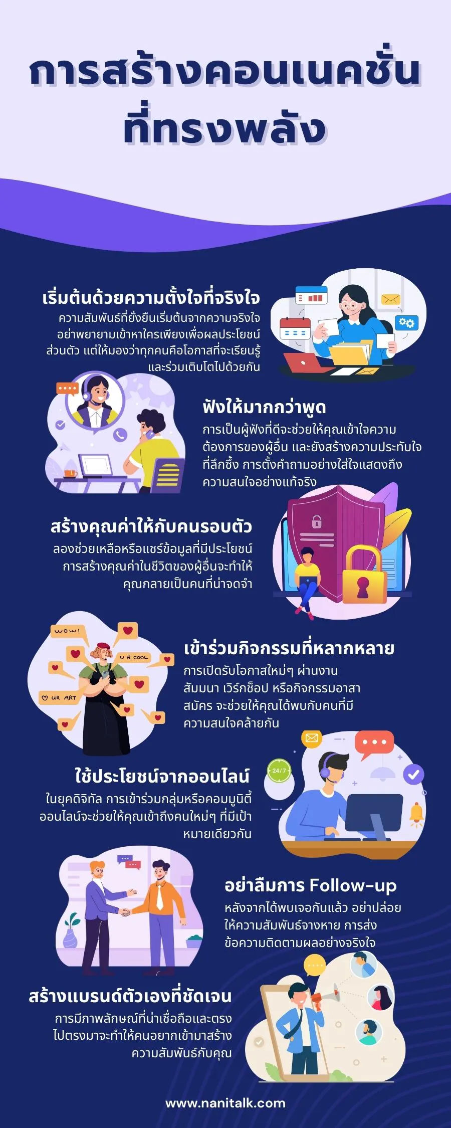 วิธีสร้างและรักษาคอนเนคชั่นที่มีคุณภาพ