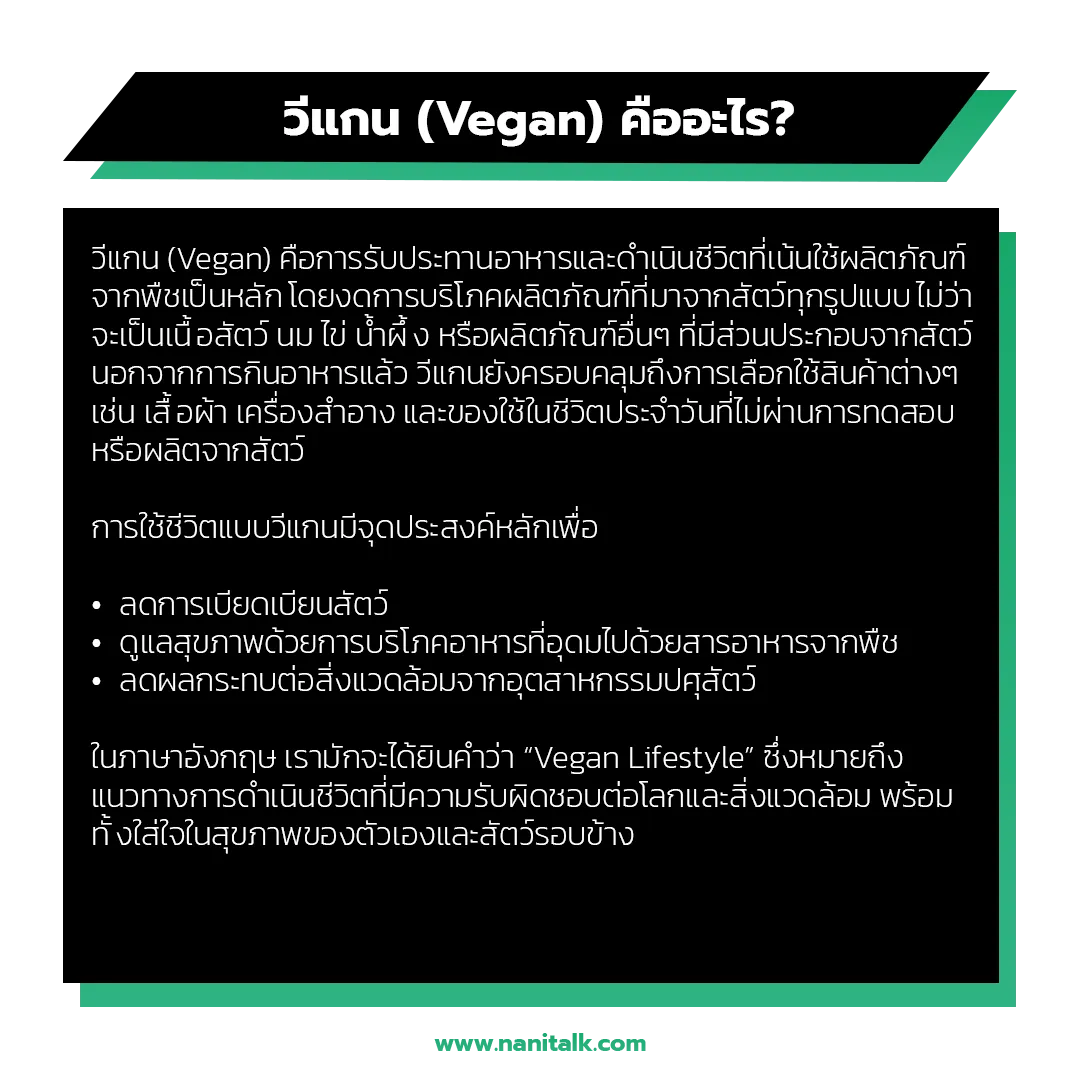 วีแกน (Vegan) คืออะไร?